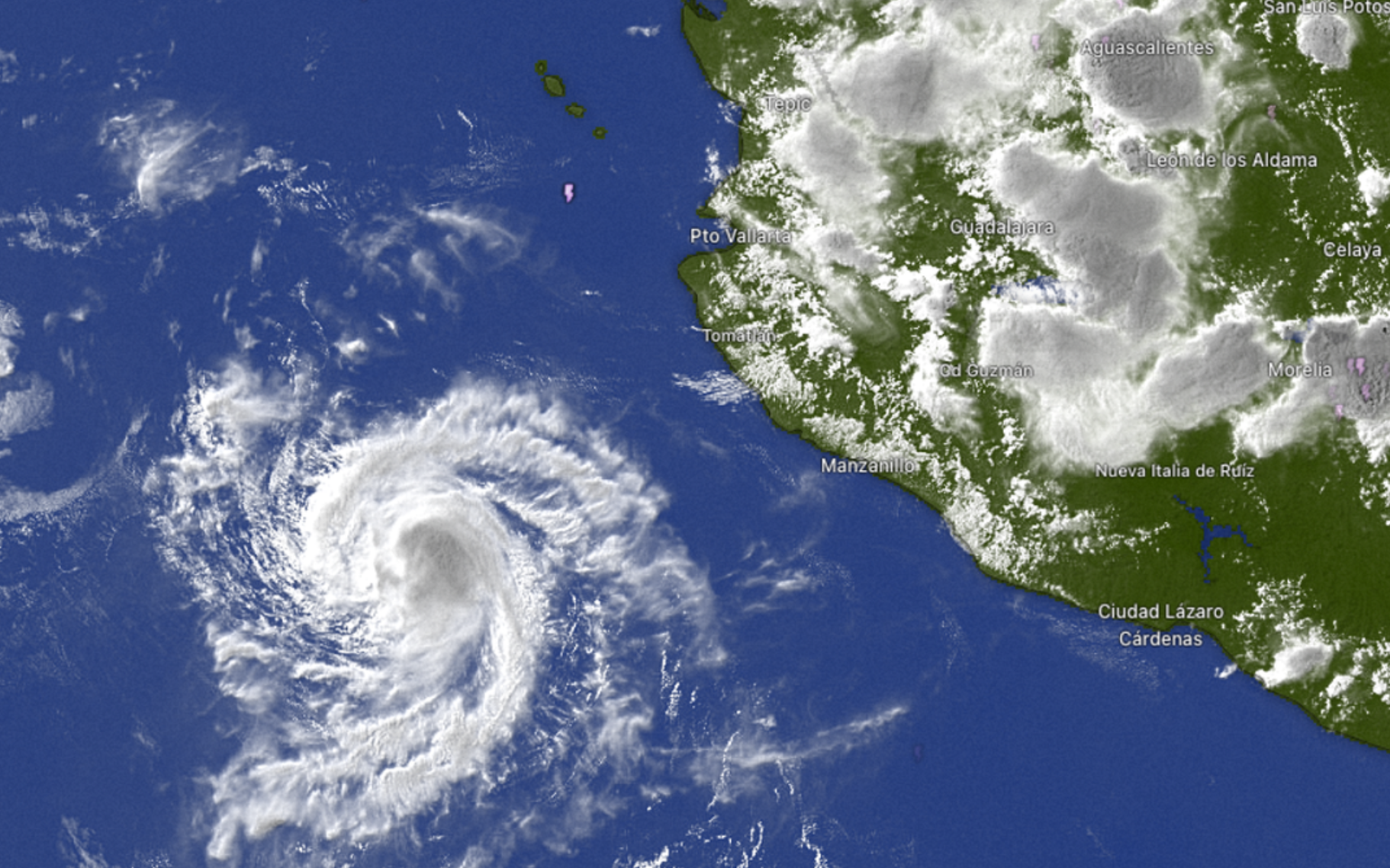 Tormenta tropical “Aletta” se forma frente a costa de Jalisco
